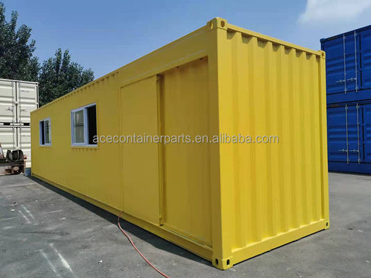 Entrepôt préfabriqué mobile et portable à porte coulissante de 40 pieds La solution parfaite pour le stockage de transport