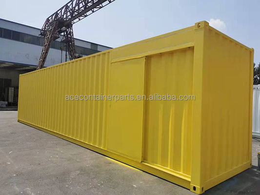 Entrepôt préfabriqué mobile et portable à porte coulissante de 40 pieds La solution parfaite pour le stockage de transport
