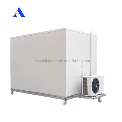 2.8x2x2.2m Mini chambre froide portable avec plancher en aluminium T-Bar et MGSS mur extérieur