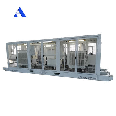 5ft 6ft 8ft 9ft 10ft 45ft 48ft 53ft C5 H transformateur de puissance de peinture plancher en acier pour le compresseur cadre de glissement et l'efficacité