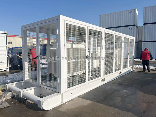 5ft 6ft 8ft 9ft 10ft 45ft 48ft 53ft C5 H transformateur de puissance de peinture plancher en acier pour le compresseur cadre de glissement et l'efficacité
