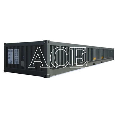 Container d'expédition de 40 pieds ouverts à moitié hauteur Couverture de toit en acier ou en bâtonnet 40 pieds de longueur Choisissez capacité 14,36 cbm