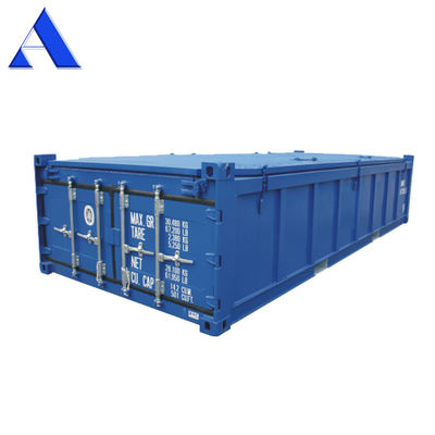 Container d'expédition de 40 pieds ouverts à moitié hauteur Couverture de toit en acier ou en bâtonnet 40 pieds de longueur Choisissez capacité 14,36 cbm