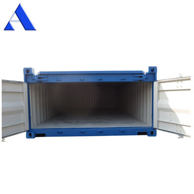 Container d'expédition de 40 pieds ouverts à moitié hauteur Couverture de toit en acier ou en bâtonnet 40 pieds de longueur Choisissez capacité 14,36 cbm
