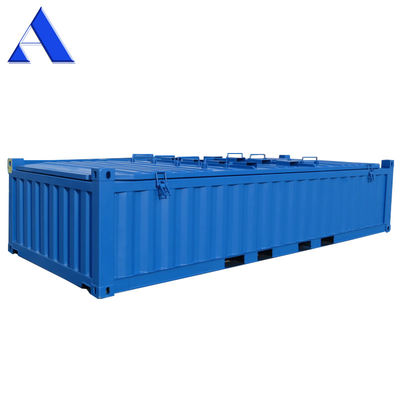 Container d'expédition de 40 pieds ouverts à moitié hauteur Couverture de toit en acier ou en bâtonnet 40 pieds de longueur Choisissez capacité 14,36 cbm