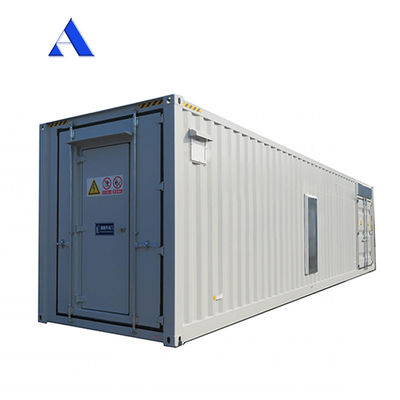 70 CBM Capacité Corten-A Base en acier Système de stockage d'énergie de batterie solaire Récipient pour les besoins du client