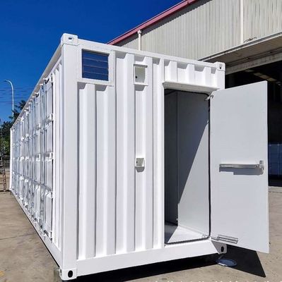 70 CBM Capacité Corten-A Base en acier Système de stockage d'énergie de batterie solaire Récipient pour les besoins du client