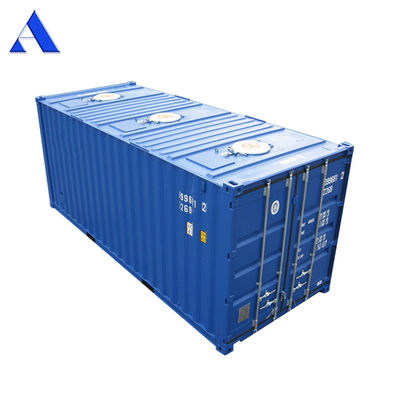 Chargement supérieur, déchargement avant, plancher en acier, 20 pieds, chargement sec, grain, entrepôt en vrac, conteneur ISO