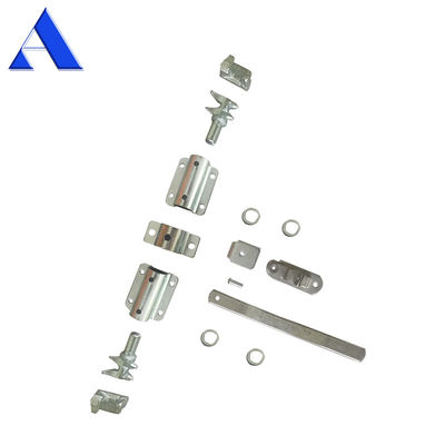 Containers de transport maritime de haute sécurité Ensemble de serrures de porte en argent à poignée forgée ou plate avec pièces détachées et accessoires ISO