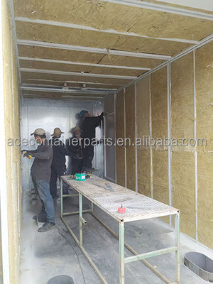 Dimensions extérieures de 6058 x 2438 x 2591/2896 mm Contenant ISO standard de 20 pieds pour le système de stockage de batterie d'énergie solaire