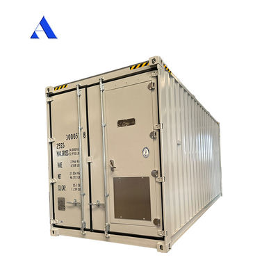 Dimensions extérieures de 6058 x 2438 x 2591/2896 mm Contenant ISO standard de 20 pieds pour le système de stockage de batterie d'énergie solaire