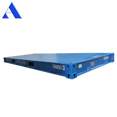Container d'expédition de plancher en acier de poids lourd de 20 pieds 6058 x 2438 x 323,8 mm Dimensions internes 20 pieds Plateforme de conteneur sec