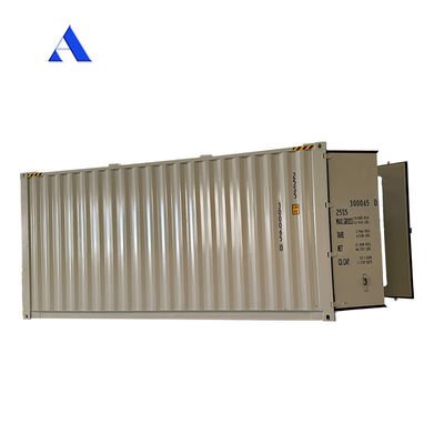 Dimensions extérieures de 6058 x 2438 x 2591/2896 mm Contenant ISO standard de 20 pieds pour le système de stockage de batterie d'énergie solaire