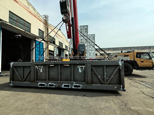 DNV 2.7-1 / ISO 10855 Norme 6.6m panier de chargement offshore avec 4 pattes en acier corten et certifié par BV