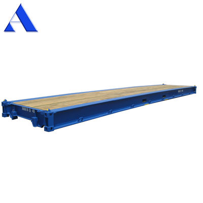 Plateforme de conteneurs en acier sec certifiée CSC de 12 mètres et 40 pieds, de dimensions internes de 12192 x 2438 x 482 mm
