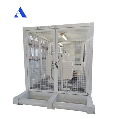 Container d'expédition de 20 pieds de grande capacité, cadre de patinage pour compresseur à entraînement à fréquence variable et transformateur de puissance