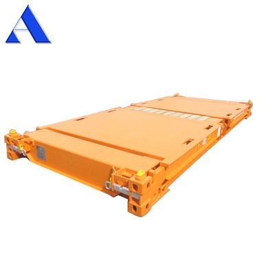 20 pieds 20 pieds 20 rack plat conteneur à rack plat conteneurs maritimes avec poids 2750 kg plancher 28 mm plancher en contreplaqué