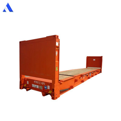 20 pieds 20 pieds 20 rack plat conteneur à rack plat conteneurs maritimes avec poids 2750 kg plancher 28 mm plancher en contreplaqué