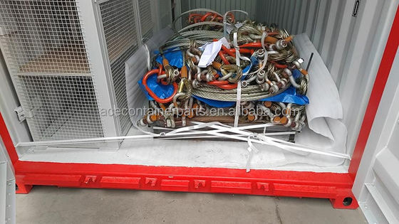 Container sec offshore sur mesure de 20 pieds pour le transport et l'entretien