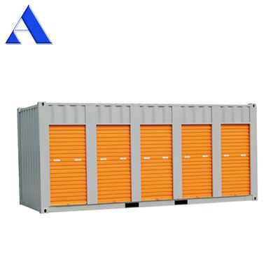 Porte-clés à rouleaux sécurisés porte latérale ouverte pop up expédition mobile 20ft portable mobile auto-entreposage pour conteneurs d'expédition