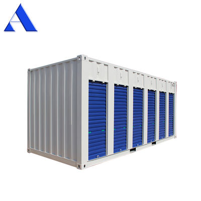 Porte-clés à rouleaux sécurisés porte latérale ouverte pop up expédition mobile 20ft portable mobile auto-entreposage pour conteneurs d'expédition