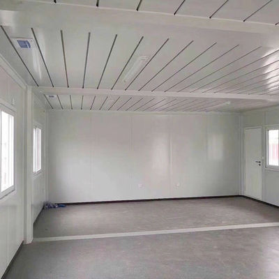 Maison de conteneurs préfabriquée avec toilette et douche en option pour immeuble de bureaux