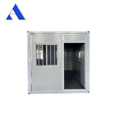 Installation rapide pliable pliable 20ft 6m rack plat maison de conteneurs de stockage avec panneau sandwich