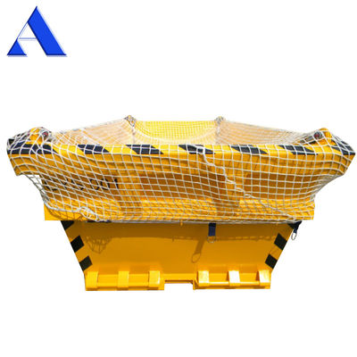 3789mm Longueur 6.5 CBM DNV Standard Steel Offshore Skip Container de déchets à terre Transport pour élimination des déchets