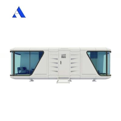 2024 Prefab Luxe Modulaire Moderne Apple Cabin Capsule de l'espace Container maison Maison Capsule Spatiale pour Mgo planche et plancher en PVC