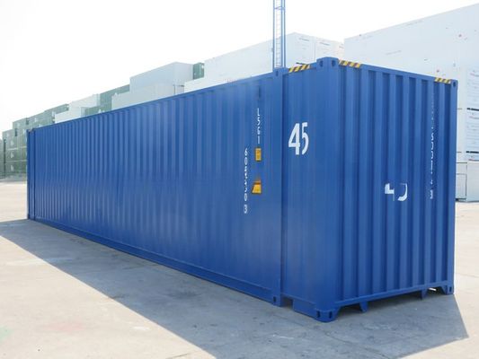 Container d'expédition haute hauteur cube 45 pieds haut dur haut ouvert Cargo maximal de 24980 kg pour le transport maritime à grande échelle