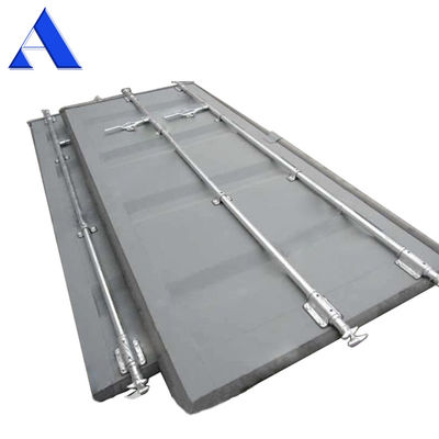 Panneau de porte de conteneur de fret de fret sec de 20 pieds et 40 pieds, en acier corten de 2,0 mm, avec conception personnalisable et suit la demande du client