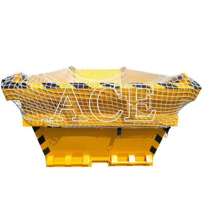 13' CortenUn conteneur de déchets de forage offshore en acier pour un élimination respectueuse de l'environnement conforme à la norme DNV2.7-1