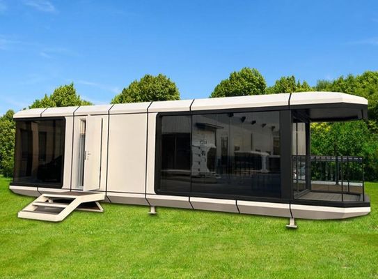 2024 Prefab Luxe Modulaire Moderne Apple Cabin Capsule de l'espace Container maison Maison Capsule Spatiale pour Mgo planche et plancher en PVC