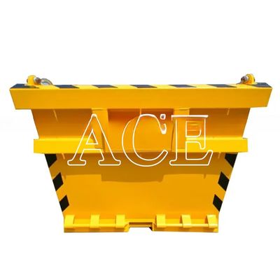13' CortenUn conteneur de déchets de forage offshore en acier pour un élimination respectueuse de l'environnement conforme à la norme DNV2.7-1