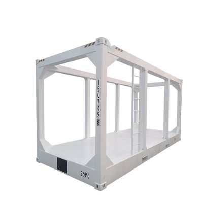 Container sec standard DNV 2.7 de 20 pieds de hauteur, dimensions extérieures de 6058 x 2438 x 2896 mm