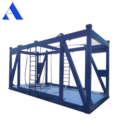 Container sec standard DNV 2.7 de 20 pieds de hauteur, dimensions extérieures de 6058 x 2438 x 2896 mm
