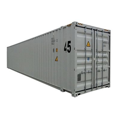 Container HC de 45 pieds de hauteur pour le transport maritime Certificat CSC et construction en acier fort