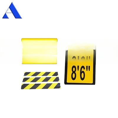 Marque de zèbre acceptable Triangle d'élévation de poids Avertissement Container d'expédition Autocollant décalé Parties et accessoires de conteneurs