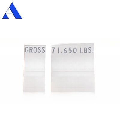Marque de zèbre acceptable Triangle d'élévation de poids Avertissement Container d'expédition Autocollant décalé Parties et accessoires de conteneurs