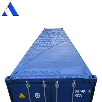 Container d'expédition de 40 pieds de haut en PVC couverture de toit en bâtonnet ouverture de haut doux en acier Corten en acier Container à sec vente