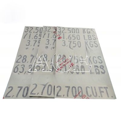 Obtenez les meilleures performances de votre conteneur d'expédition avec la technologie 3M Numéro lettre Marque LOGO Poids Décal pièces de rechange