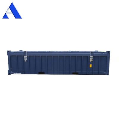 Container d'expédition de haute capacité de 20 pieds ouverts à moitié hauteur supérieure avec ouverture dure et plancher en bois ou en acier Capacité 14,5CBM