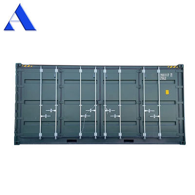 Container d'expédition d'ouverture de porte latérale cube de 20 pieds de haut avec logo personnalisé et joints de porte EPDM