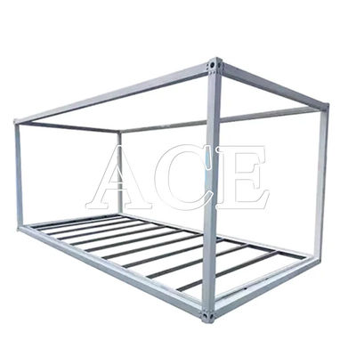 Container sec galvanisé facilement amovible 6m longueur cadre en acier inoxydable 20ft Container d'expédition cadre Capacité 33.2CBM