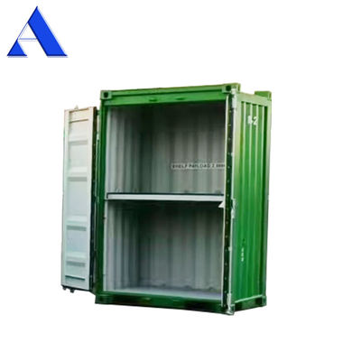 Mini conteneur de 6 pieds Container de transport maritime DNV avec plancher en acier Portable CCU boîte de forage fermée et ensemble de broche en option