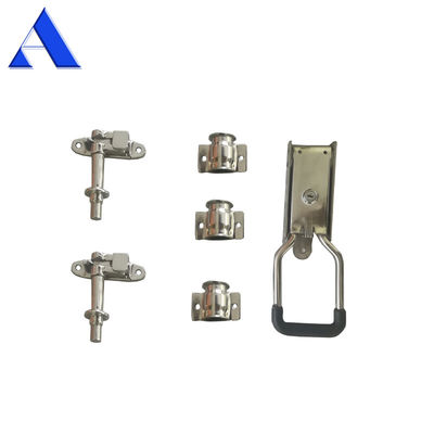 Dispositif de verrouillage de porte en acier inoxydable pour rouleaux de camions à remorque à rouleaux et accessoires de camions réfrigérés