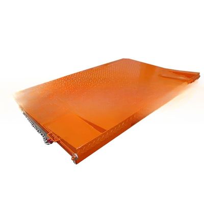Taille de la table 2000x2200mm Rampe mobile de chargement en acier galvanisé et inoxydable pour chariot élévateur