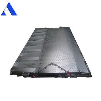 Taille de la table 2000x2200mm Rampe mobile de chargement en acier galvanisé et inoxydable pour chariot élévateur