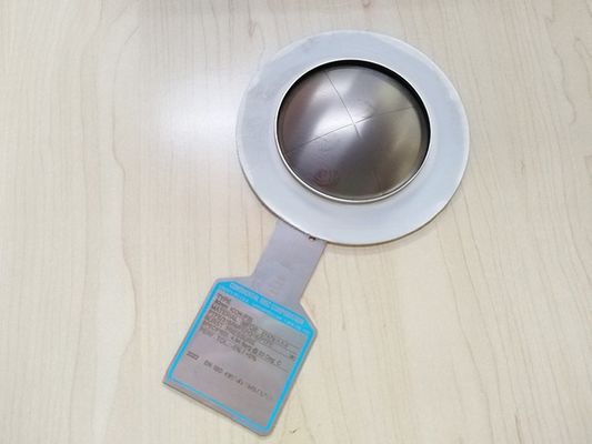 Disque de rupture à éclatement plat personnalisable pour l'industrie pétrolière et gazière Diamètre nominal de 2&quot; à 40&quot; DN 50 à 1000 Matériau 316L