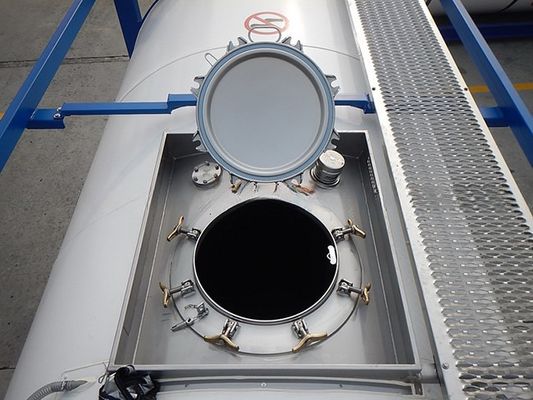 Parties détachées et accessoires ISO pour conteneurs d'expédition de réservoirs 500 mm Ensemble de capot à profil bas avec soupape à bille d'admission d'air 1,5'' BSP